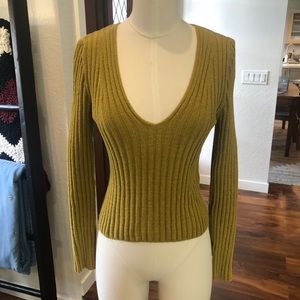 Long sleeve chenille soft top